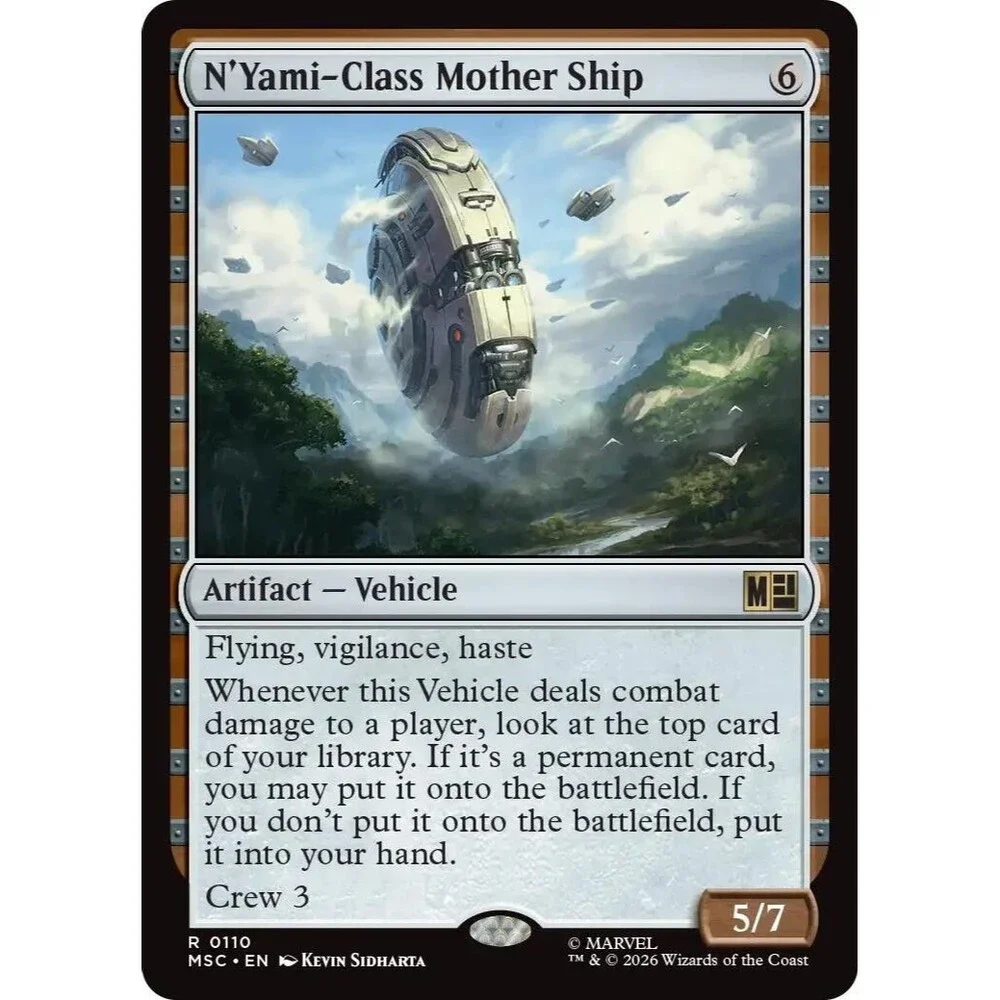 N'Yami-Class Mother Ship | MSC | 110 | NM/Rare | 054-MSC-C